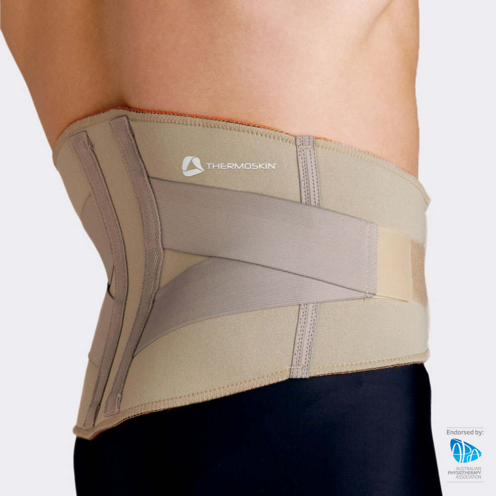 Lumbar Back Brace Adjustable Back Straps Support Belt Sport